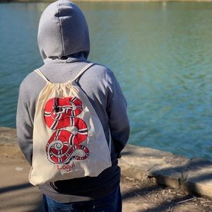 Drawstring canvas bag